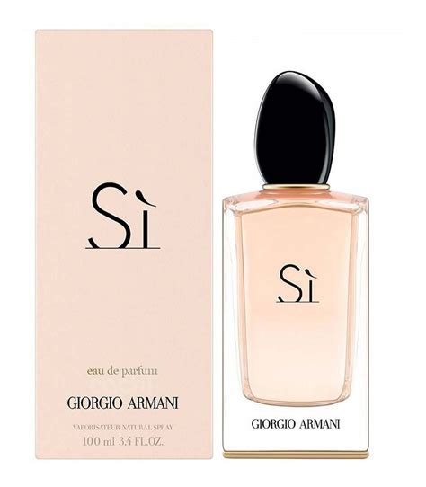 embalagem original perfume si georgio armani